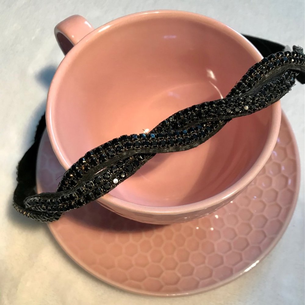 ADJUSTABLE BEJEWELED HEADBAND